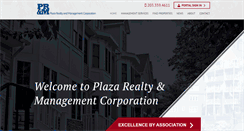 Desktop Screenshot of plazarealtymgmt.com